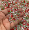 4.5mm Christmas Mix Pointed Back Acrylic Rhinestones, Resin Gemstones, Resin Faceted Gems, Resin Cabochons, Pick Your Amount, K227