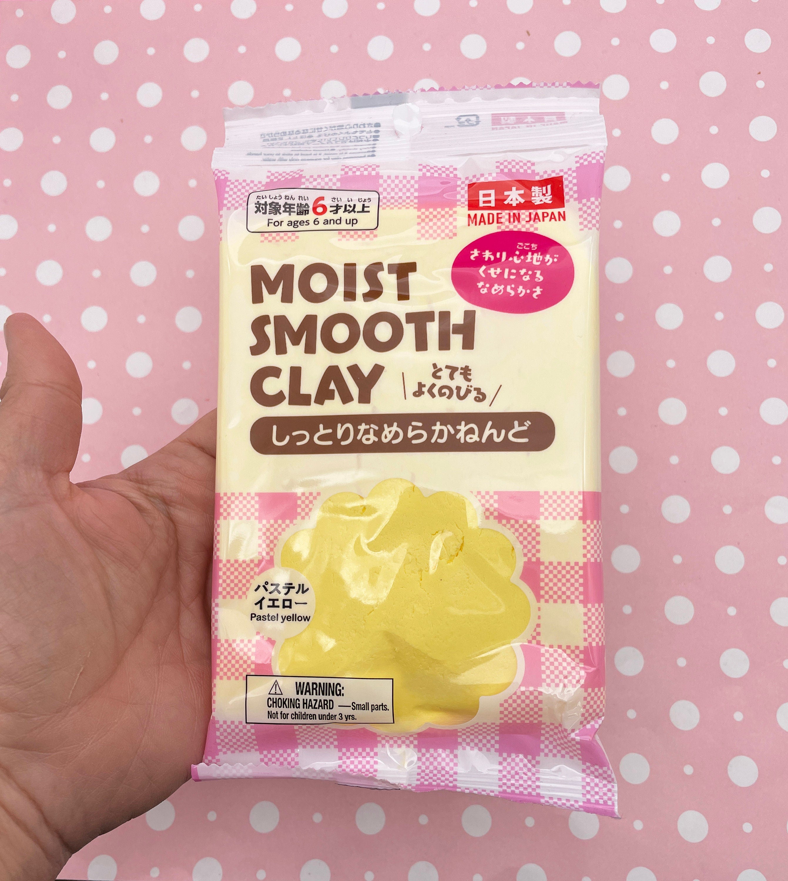 Daiso Moist Smooth Air-Dry Clay, Perfect For Butter Slime and Modeling –  Happy Kawaii Supplies