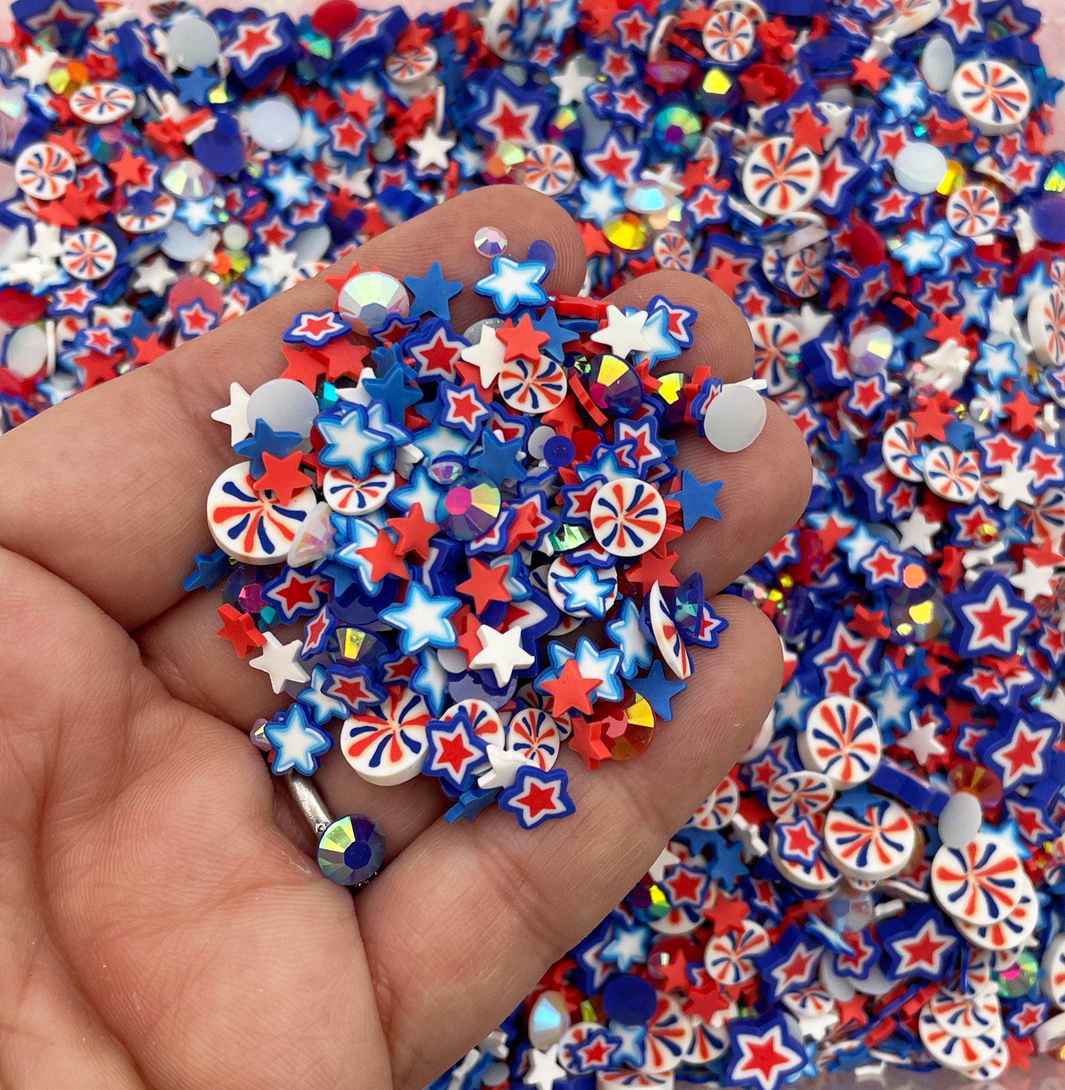 4th of July Faux Sprinkles