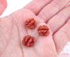 10 Miniature Resin Toasted Walnut Dessert Cabochons, Fake Dollhouse Food or Sweets, #085
