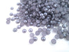 500 Grey 4mm round pearl cabochons, grey color, flat back